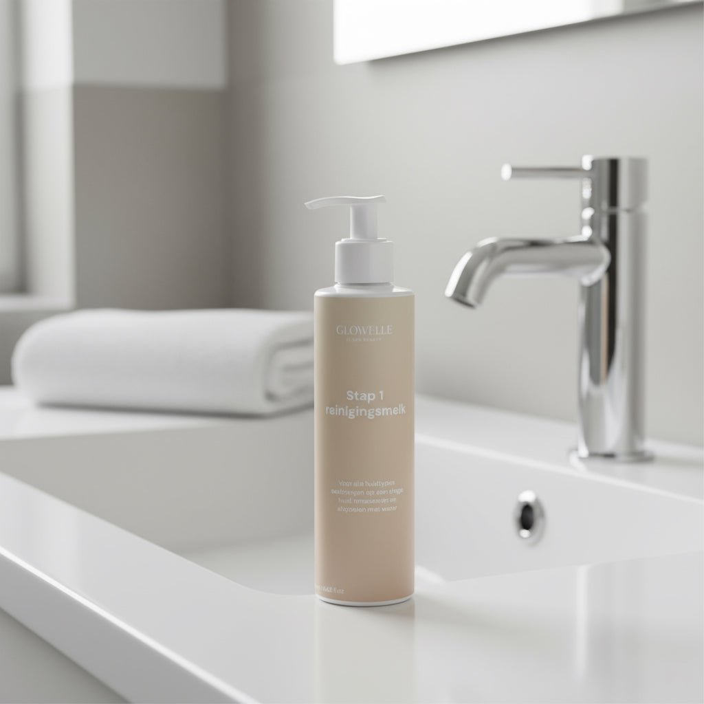 Stap 1: zachte reinigingsmelk